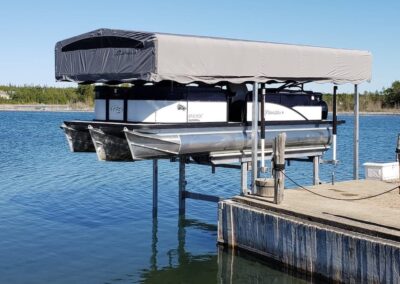 8k hydraulic boat lift9