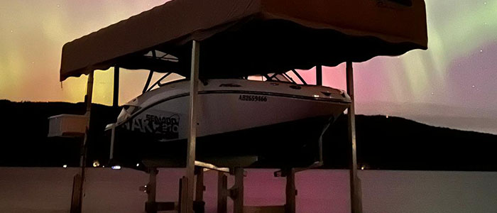 boat lift installation